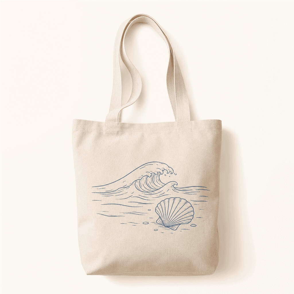 Coastal Grandmother Tote Bag